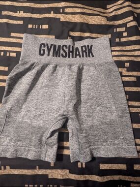 Gymshark Gray High-Rise Seamless Bike Shorts